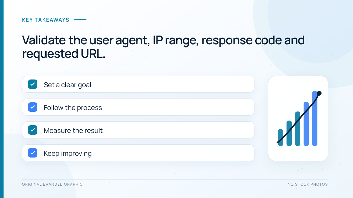 Checklist for verifying genuine Amazon crawler requests in WordPress logs