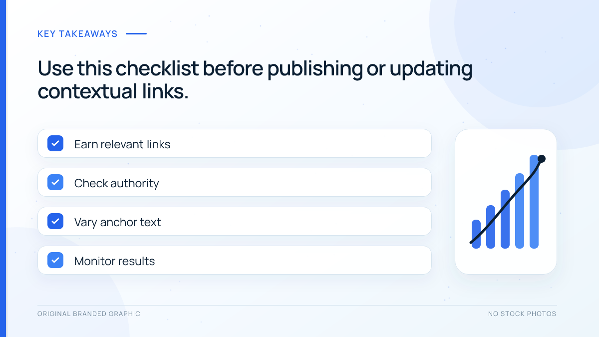 Anchor text SEO best-practices checklist