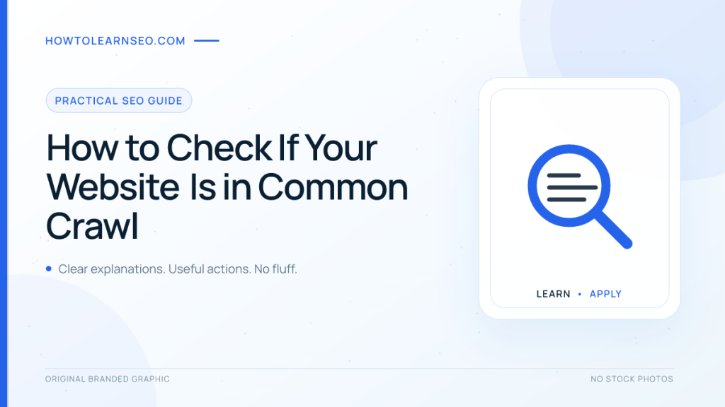 How to check whether a website appears in Common Crawl