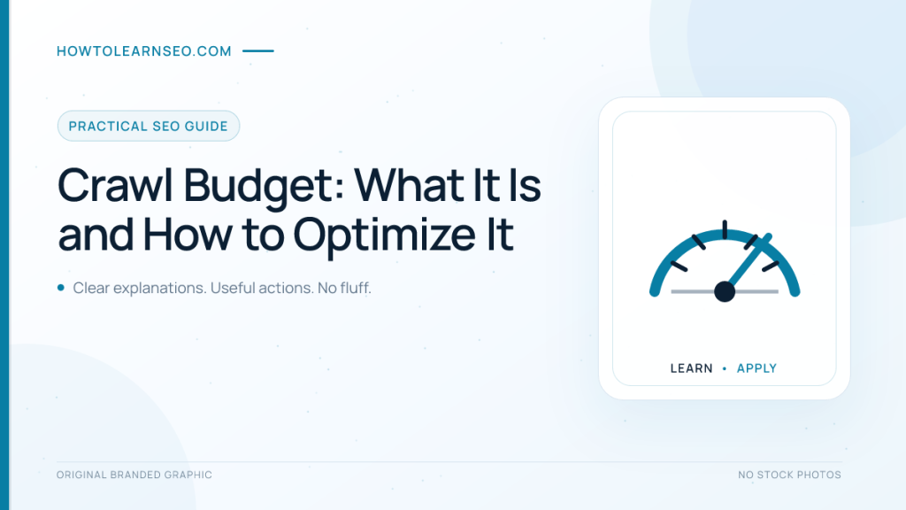 Crawl budget guide showing Googlebot prioritizing valuable website URLs