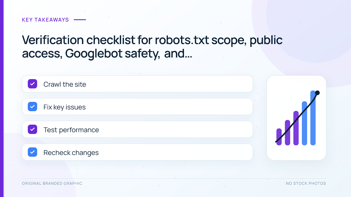 Google-Extended robots.txt verification checklist for WordPress