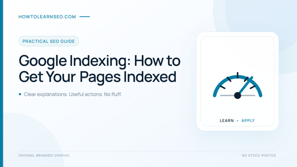 Google indexing guide illustrating how web pages move from discovery into the search index