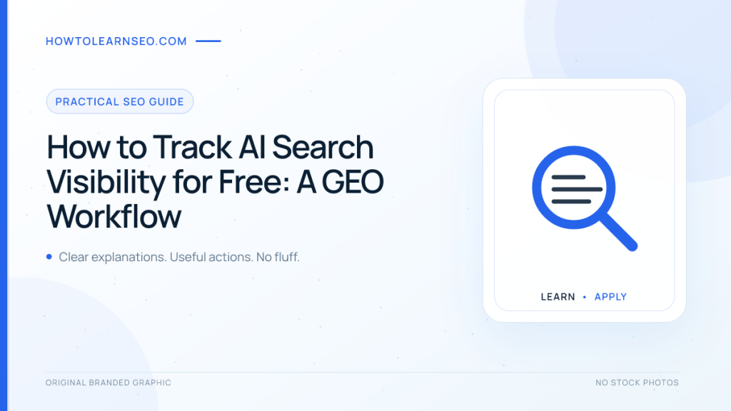 Free AI search visibility dashboard for mentions, citations and Google AI impressions