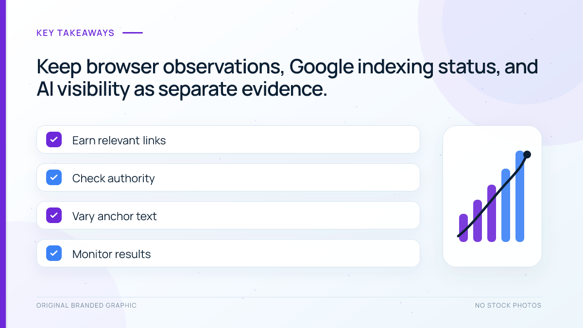 Infinite scroll acceptance checklist covering links, later-page results, canonicals and separate evidence records